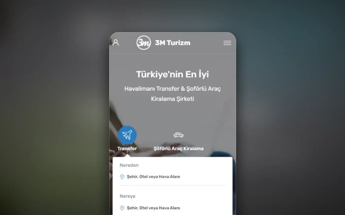 3M Shuttle ekranı