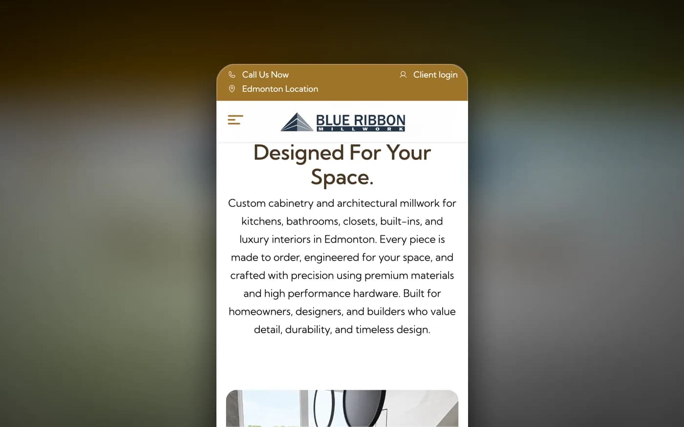 Blue Ribbon homepage