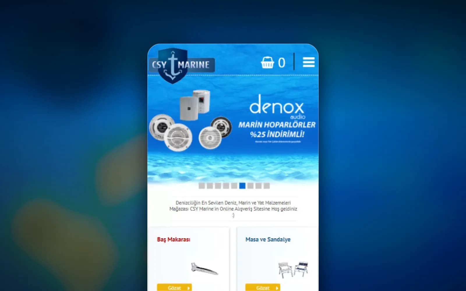 CSY Marine — Denizcilik ekipmanında görsel odaklı kurumsal kimlik