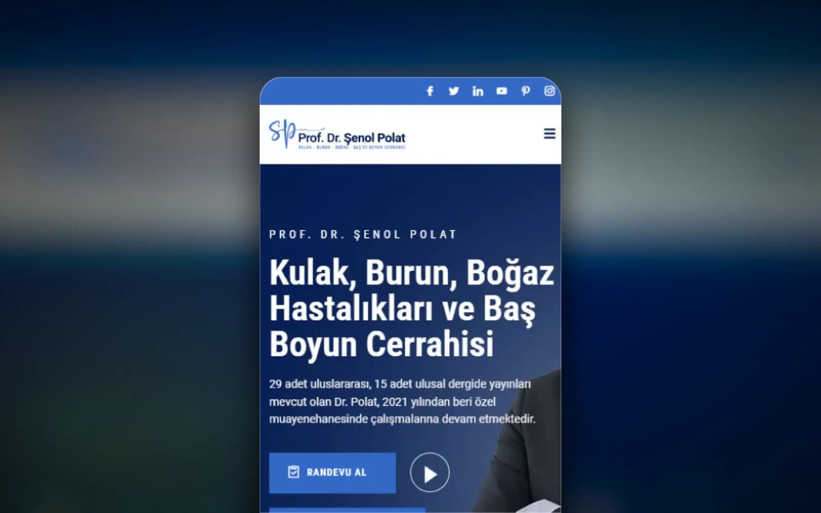 Prof. Dr. Şenol Polat — A physician site organised by treatment topic