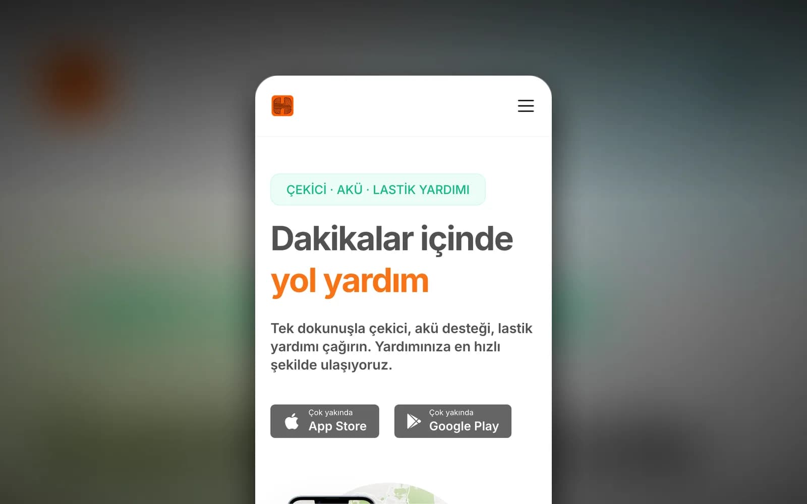 Hemen Yol Yardım — Location-based request flow for roadside assistance