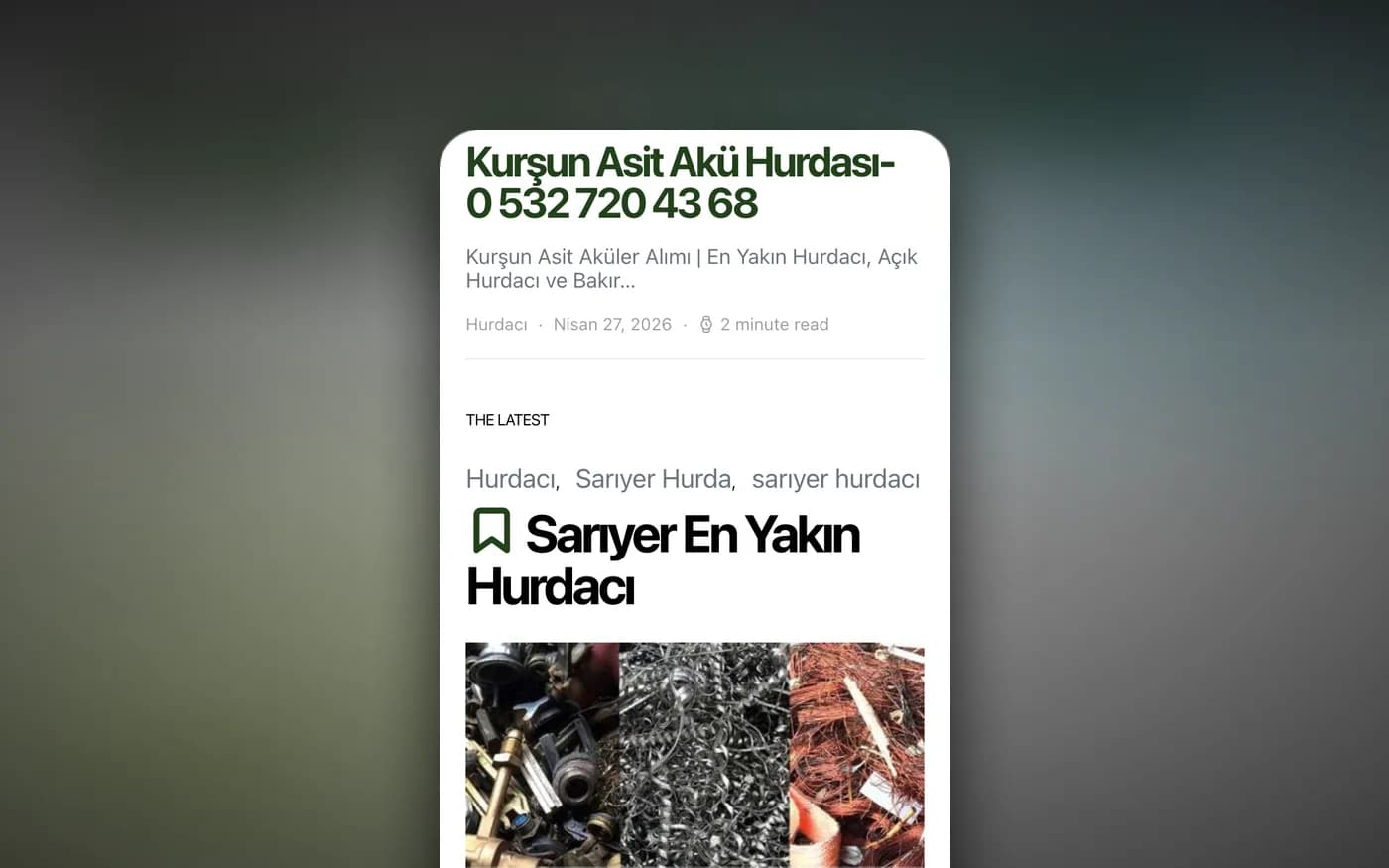 İstanbul Metal homepage