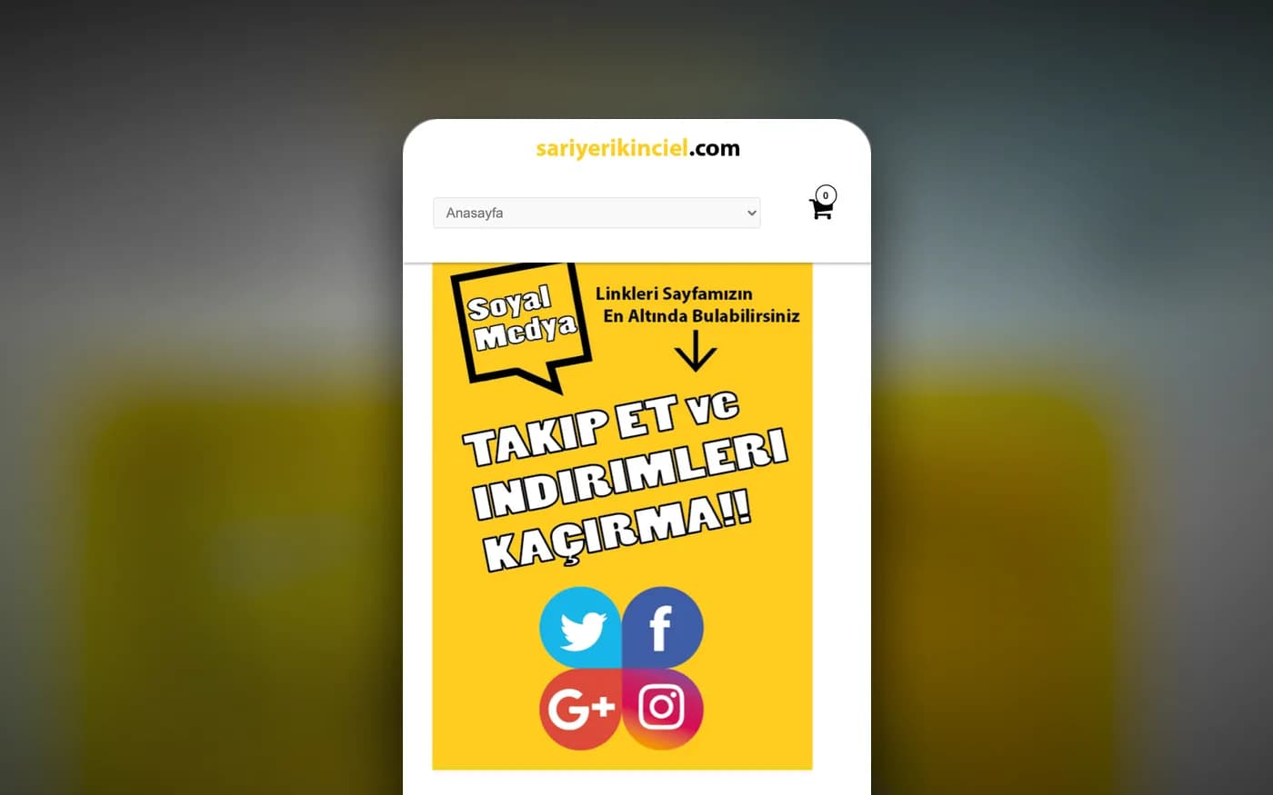 Sarıyer İkinci El homepage