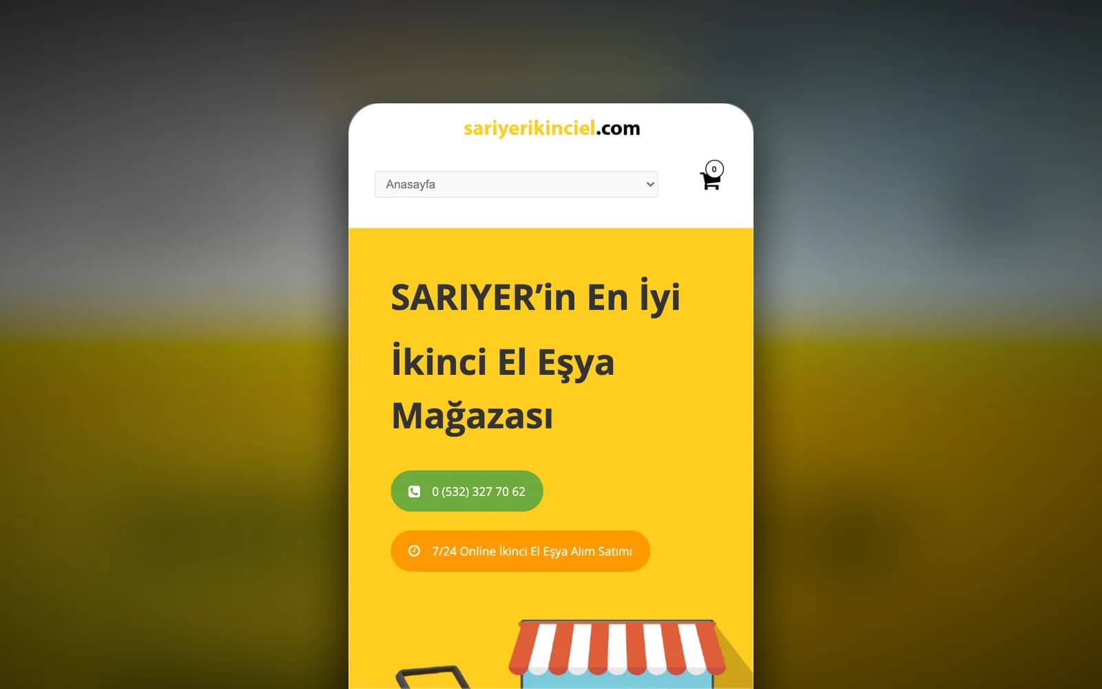 Sarıyer İkinci El — A product-led storefront for second-hand goods
