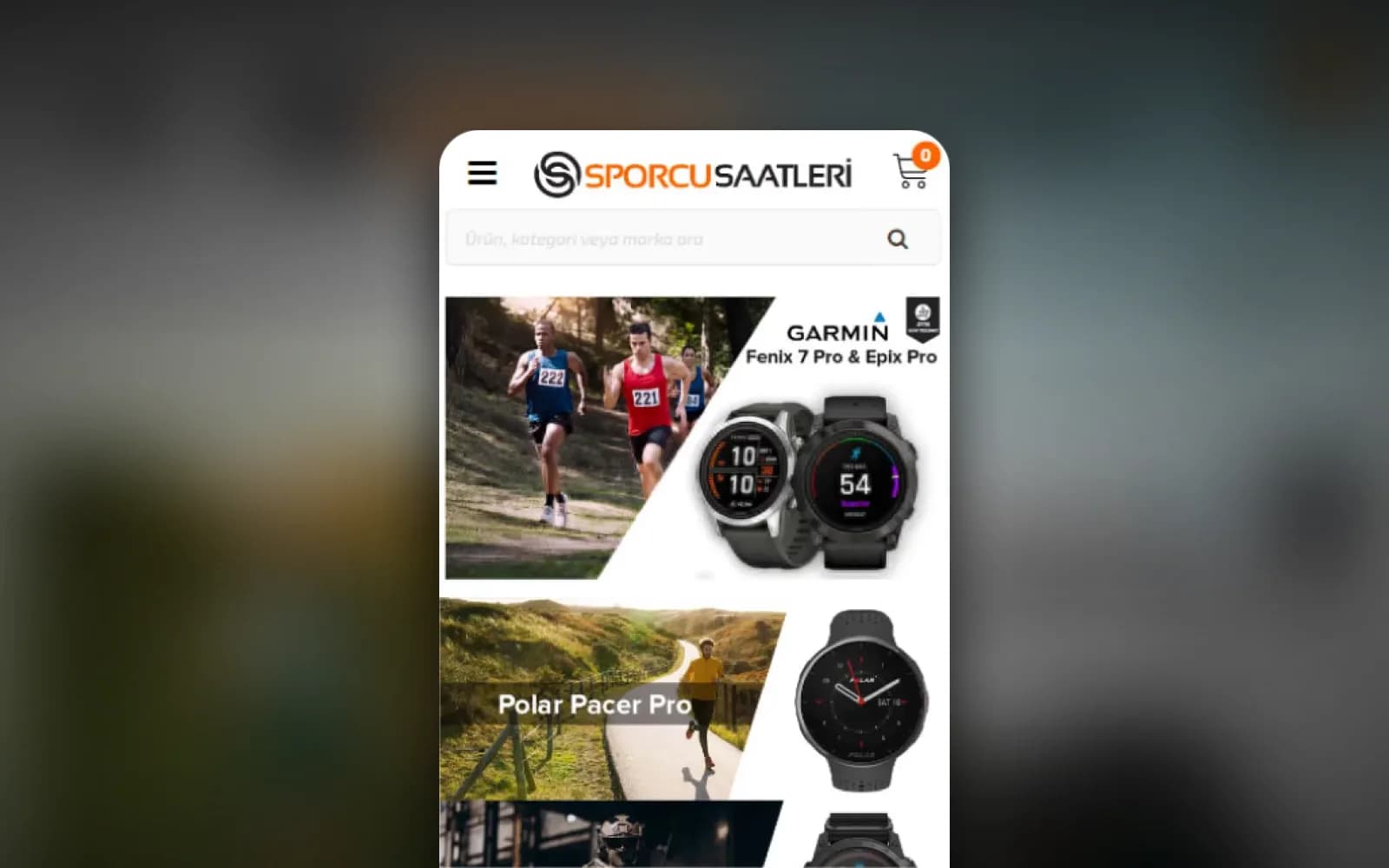 Sporcu Saatleri — A niche store in the smartwatch category