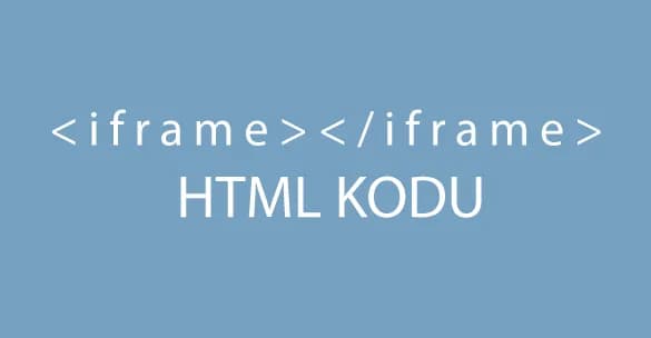 İframe Kodu, İframe HTML Kodu