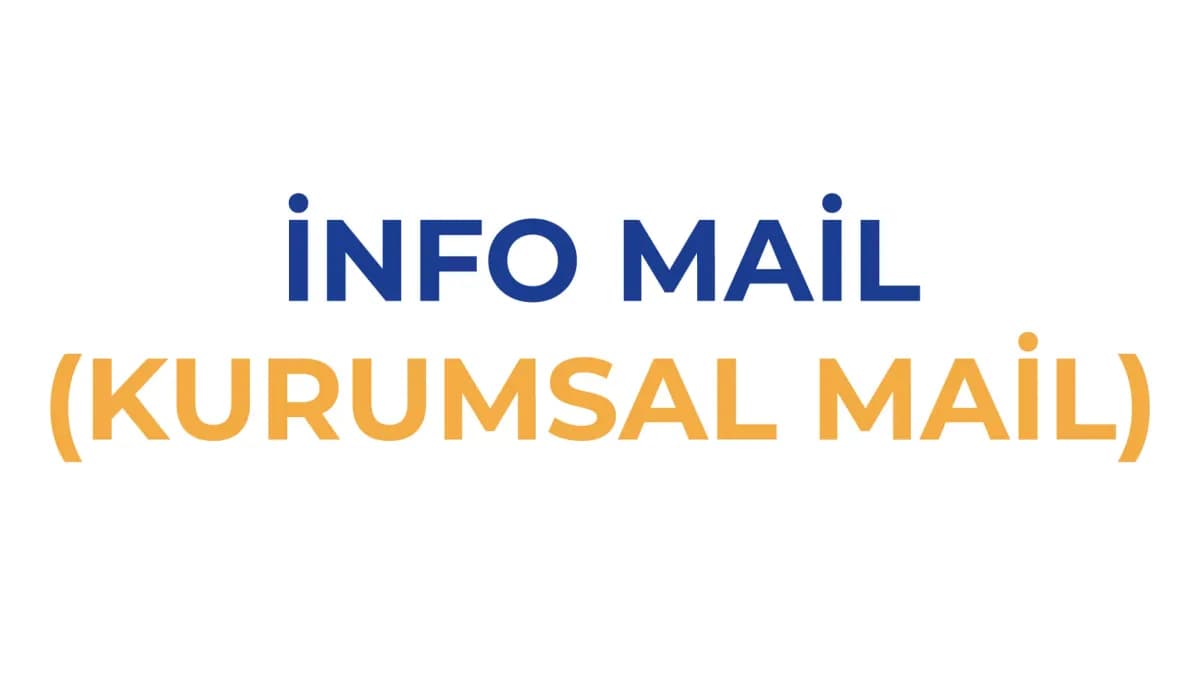 İnfo Mailine Nasıl Giriş Yapılır?