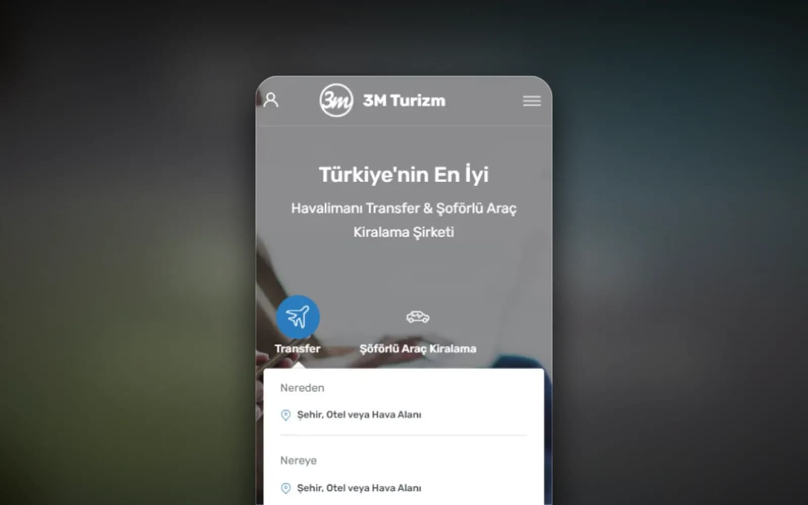 3M Shuttle — Personel taşımacılığına servis takip arayüzü
